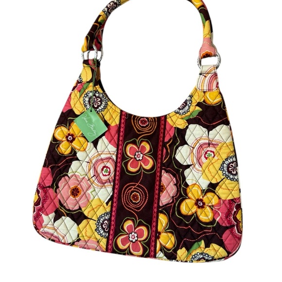 Vera Bradley Pink and Yellow Floral Shoulder Bag New with tag - Picture 1 of 4
